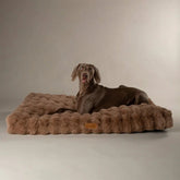 Alpine Mattress Dog Bed - Taupe Faux Fur